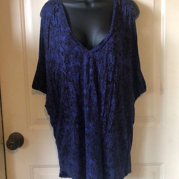 a.n.a. sleeveless top w draping arm - Picture 1 of 6